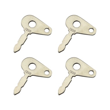 Kit 04 Chaves Ignição Aplicável Trator New Holland Case - 47725842
