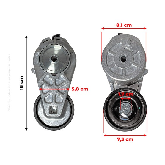 Tensor Correia Aplicável Colheitadeiras Case - 504046191