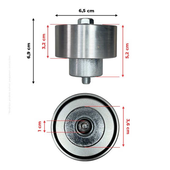 Polia Do Tensor Aplicável Máquinas New Holland - 504065879