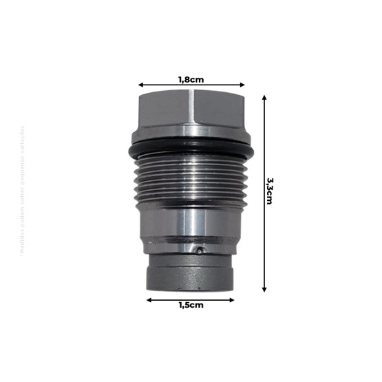 Válvula Reguladora De Pressão Aplicável New Holland e Case - 504130662