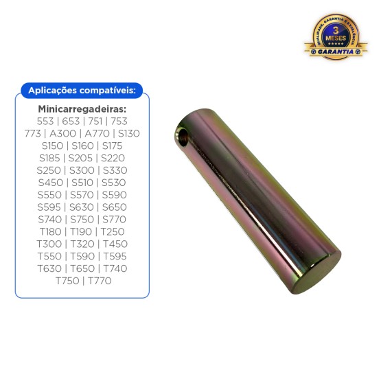 Pino De Articulação Do Cilindro Aplicável Minicarregadeira Bobcat - 6577954