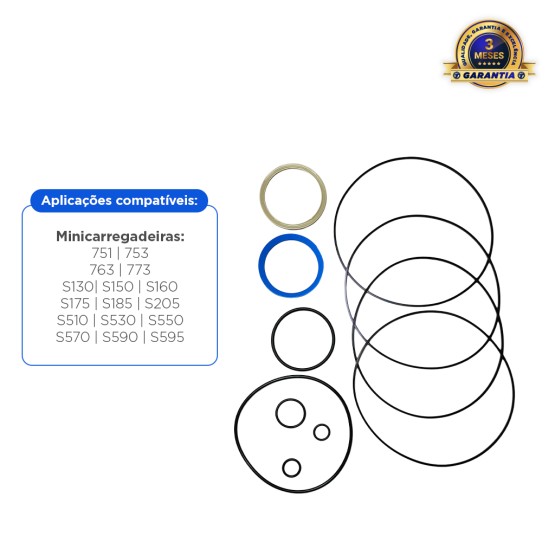 Jogo De Reparo Do Motor Tração Aplicável Minicarregadeiras Bobcat - 6685070