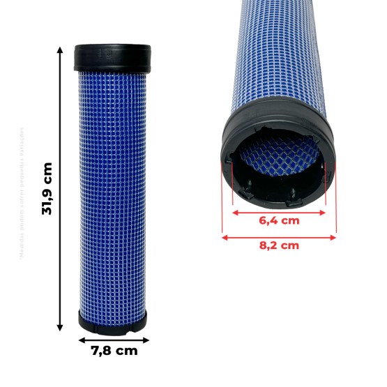 Filtro de Ar Interno e Externo Aplicável Minicarregadeiras Bobcat - 