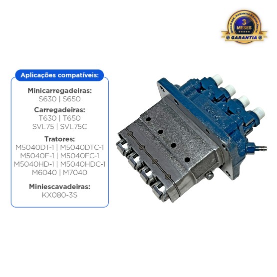 Bomba De Injeção De Combustível Do Motor Kubota V3307 Aplicável Bobcat - 7008493