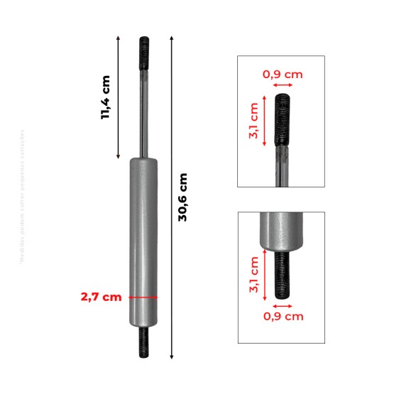 Amortecedor De Direção Aplicável Minicarregadeira Bobcat - 7415088
