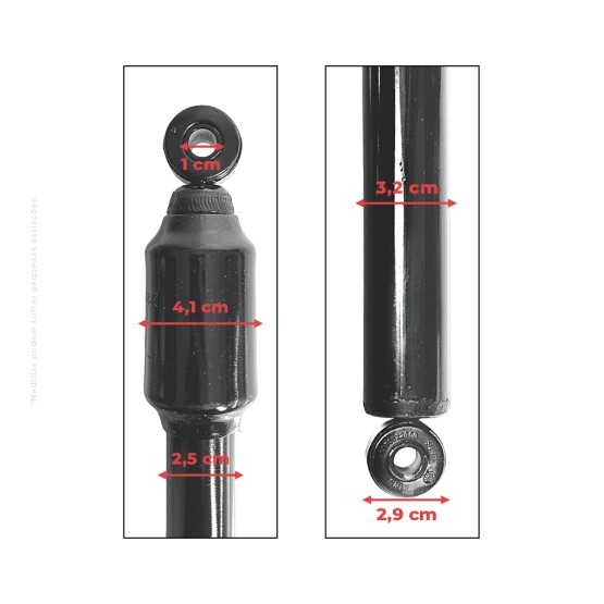 Amortecedor Direito Aplicável Colheitadeiras New Holland - 755834