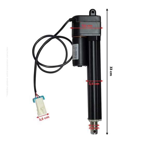 Atuador Elétrico de Ajuste Geral Aplicável New Holland - 84335407