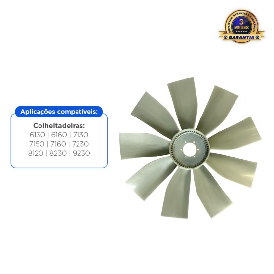 Hélice Ventilador Do Radiador Motor Aplicável Colheitadeira Case - 84457703 
