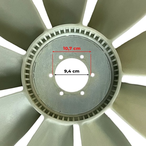 Hélice Ventilador Do Radiador Motor Aplicável Colheitadeira Case - 84457703 