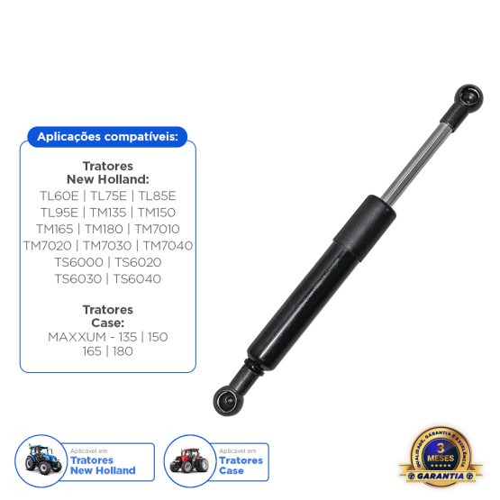 Amortecedor de Porta Aplicável New Holland - 87310727