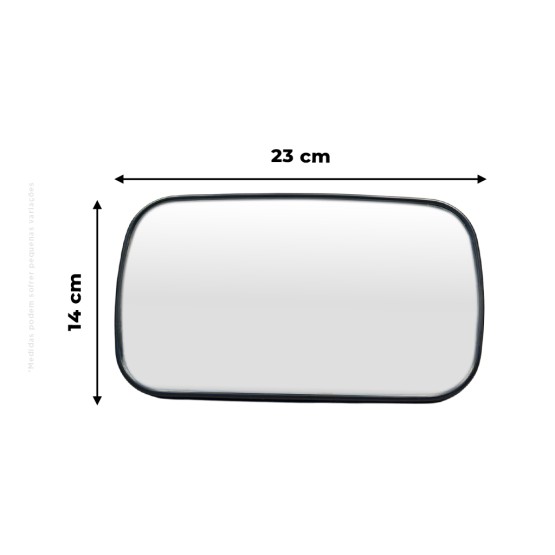 Retrovisor Interno Aplicável Retroescavadeira Case - 87406924