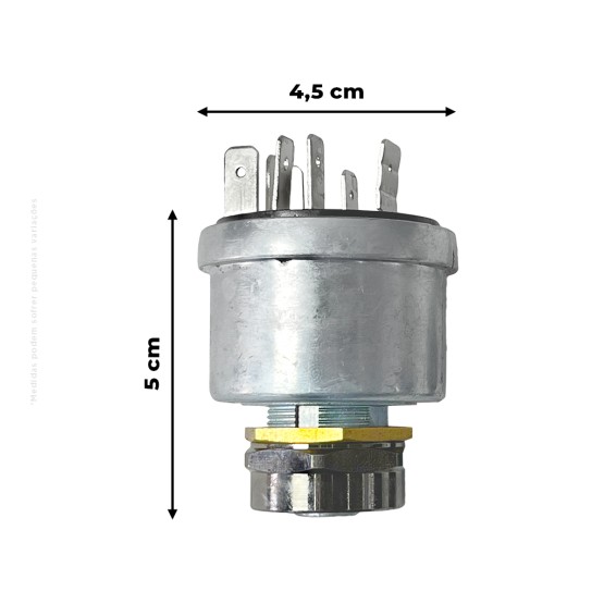 Interruptor De Ignição Aplicável Trator New Holland - 87523122
