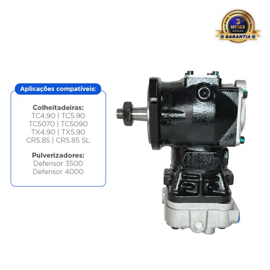 Compressor De Ar Aplicável Colheitadeiras New Holland - 87524759