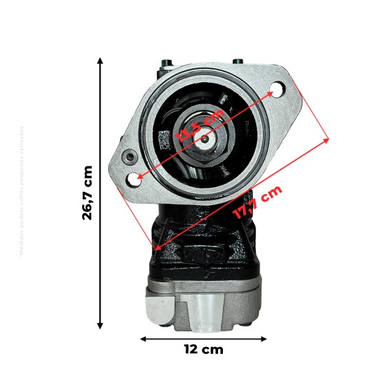 Compressor De Ar Aplicável Colheitadeiras New Holland - 87524759