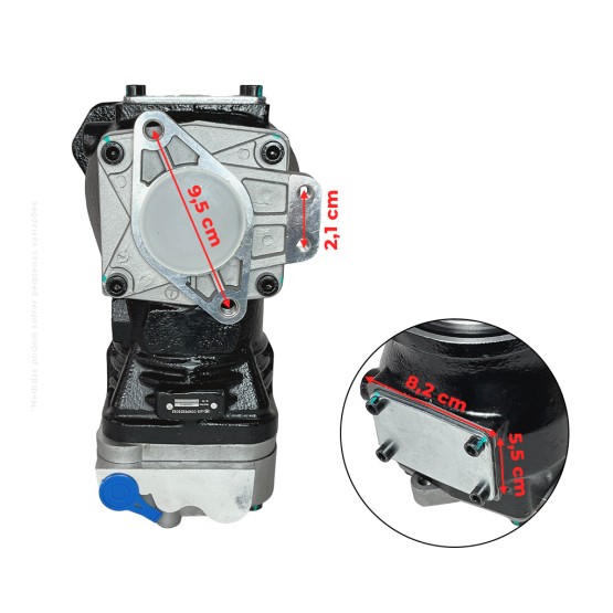 Compressor De Ar Aplicável Colheitadeiras New Holland - 87524759