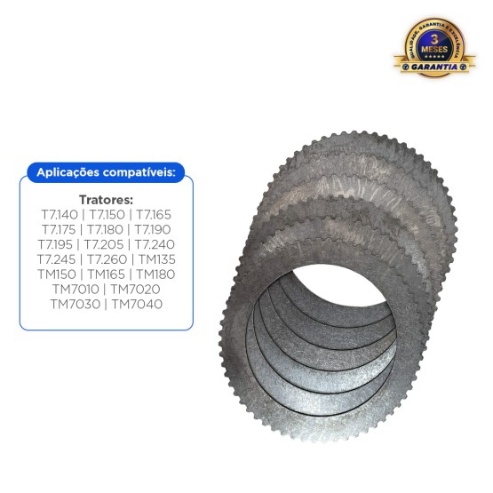 Pacote de Embreagem Aplicável Trator New Holland / Case - 87530788