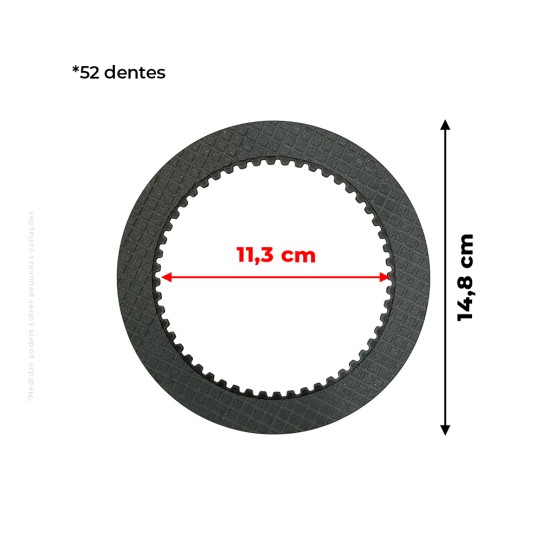 Pacote Disco de Embreagem Aplicável Trator New Holland / Case - 87530789
