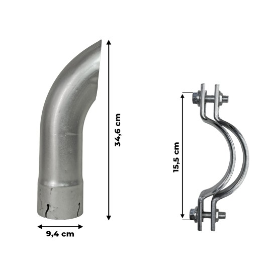 Silencioso Aplicável Escavadeira New Holland e Case - 87534195