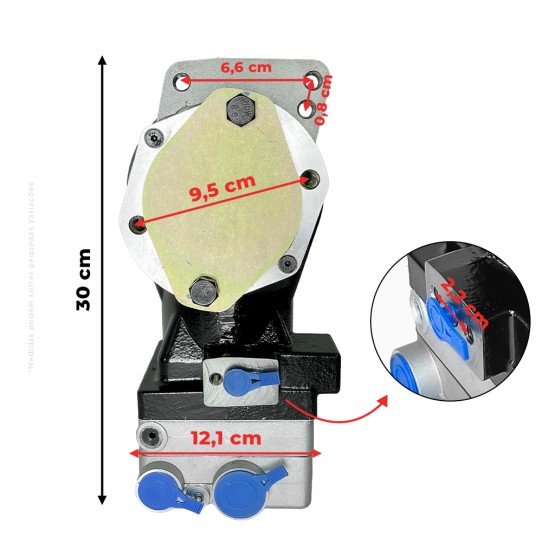 Compressor De Ar Motor Cummins Aplicável Colheitadeiras Case - 87543702 