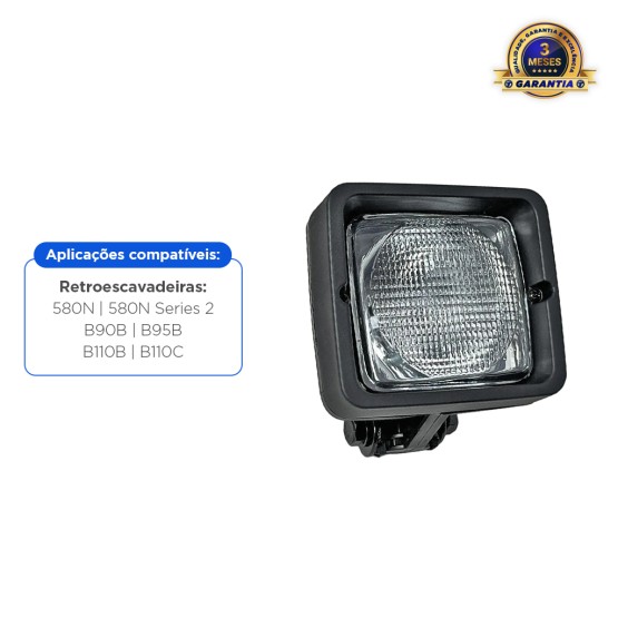 Farol Auxiliar Aplicável Retroescavadeiras Case e New Holland - 87584890