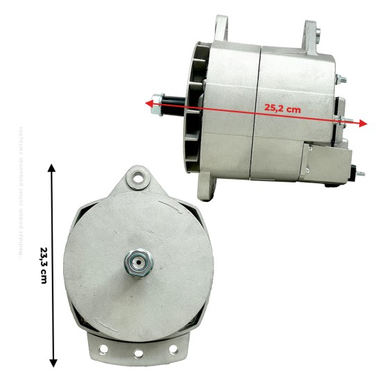 Alternador Aplicável Colheitadeira Case / New Holland - 87592254