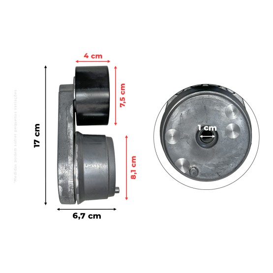 Tensor Da Correia Aplicável Colheitadeira New Holland - 87662870