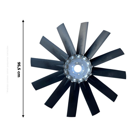 Hélice Radiador Aplicável Colheitadeiras New Holland - 87737324