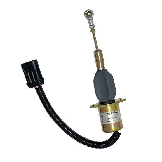 Solenoide De Parada 12v Aplicável Colheitadeira TC 59 New Holland - 87801213