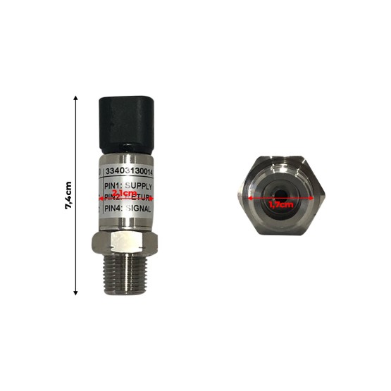 Sensor De Pressão Elétrico Aplicável Pulverizadores John Deere - Akk13435