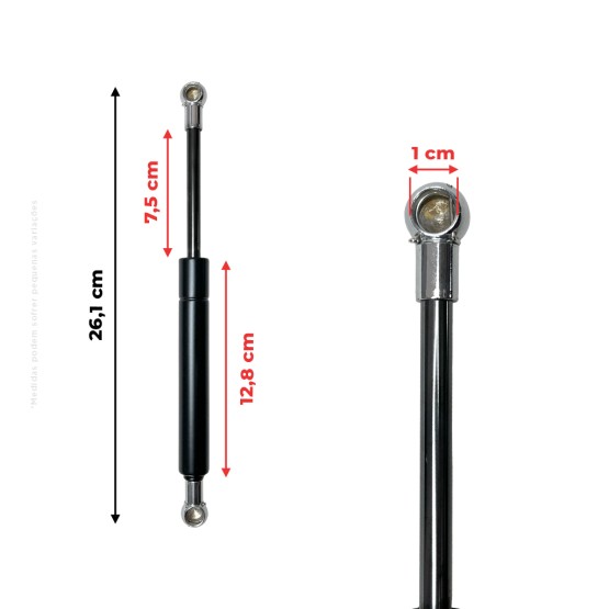 Amortecedor Porta Aplicável John Deere - AL174358