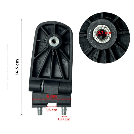Dobradiça Superior Da Porta Direita Aplicável Trator John Deere - AL179830