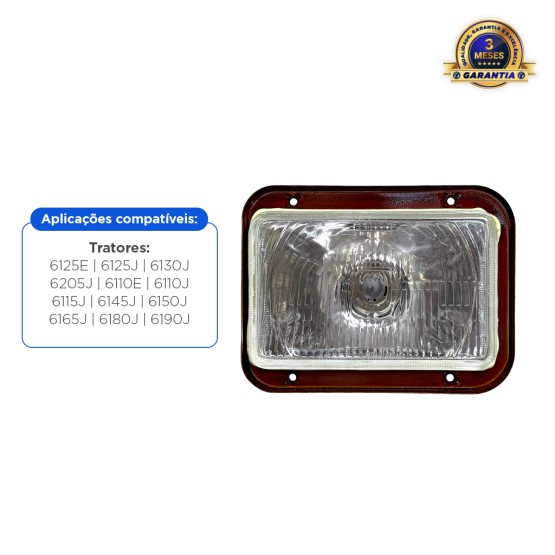 Farol Dianteiro Lado Esquerdo Aplicável Trator John Deere - AL203171