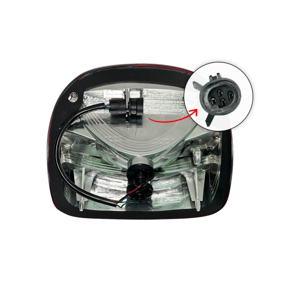 Lanterna Traseira Aplicável Tratores John Deere Linha 5000/6000 - AL210180