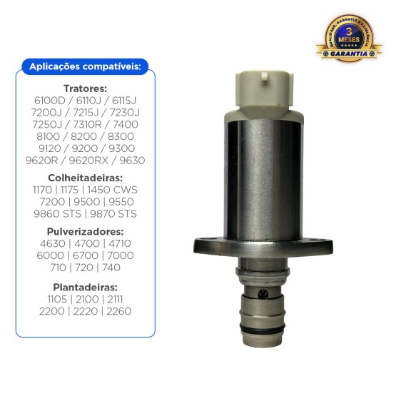 Válvula Reguladora Fluxo Óleo Aplicável John Deere - DZ111138