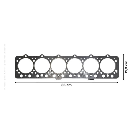 Junta Do Cabeçote Do Motor Aplicável Trator John Deere - DZ111356