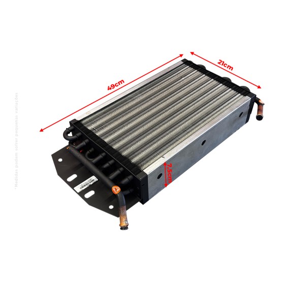 Radiador De Óleoa Aplicável Trator New Holland 4610 A 8030 - E8NN7A095BA