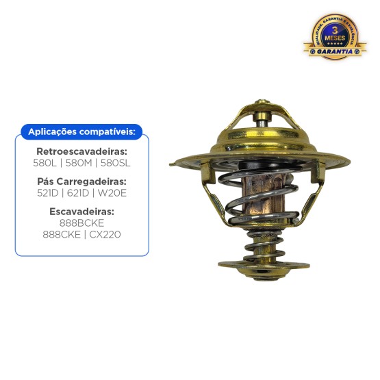 Válvula Termostática Aplicável Retroescavadeiras Case - J972071