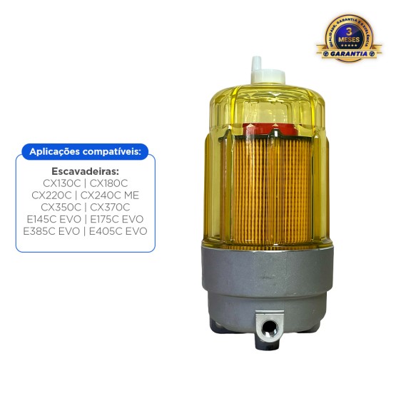 Filtro De Combustível Aplicável Escavadeiras New Holland / Case - KHH18220