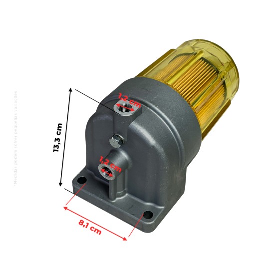 Filtro De Combustível Aplicável Escavadeiras New Holland / Case - KHH18220