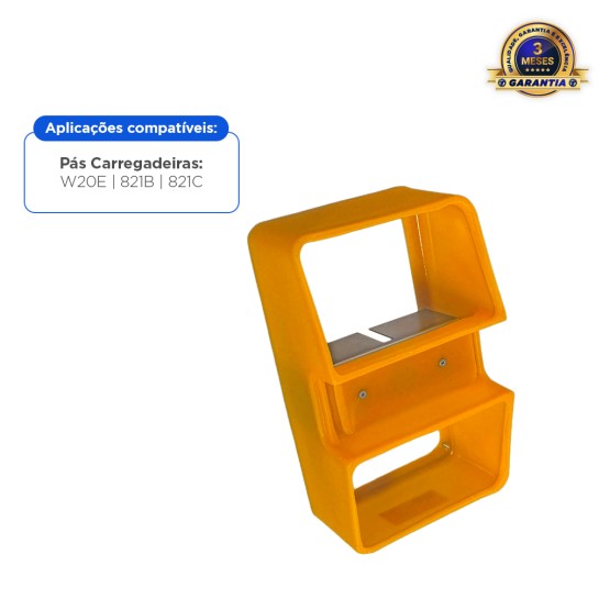 Carcaça Farol Tampa Suporte Aplicável Pás Carregadeiras Case - L126951