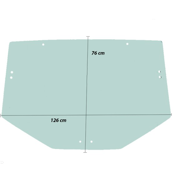 Vidro Da Janela Traseiro Aplicável Trator John Deere - L156325
