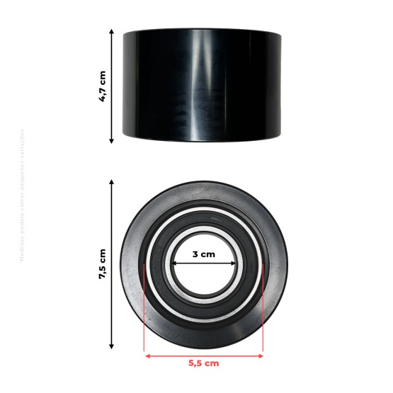 Polia Intermediaria Motor Aplicável Trator John Deere - Re232483