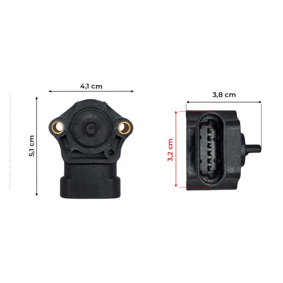 Sensor de Ângulo da Direção Aplicável John Deere - RE243767
