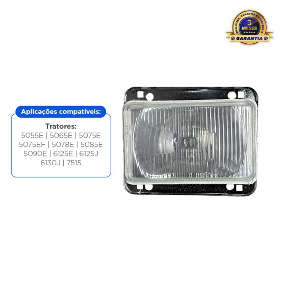 Farol Dianteiro 12v Aplicável Trator John Deere - RE269110