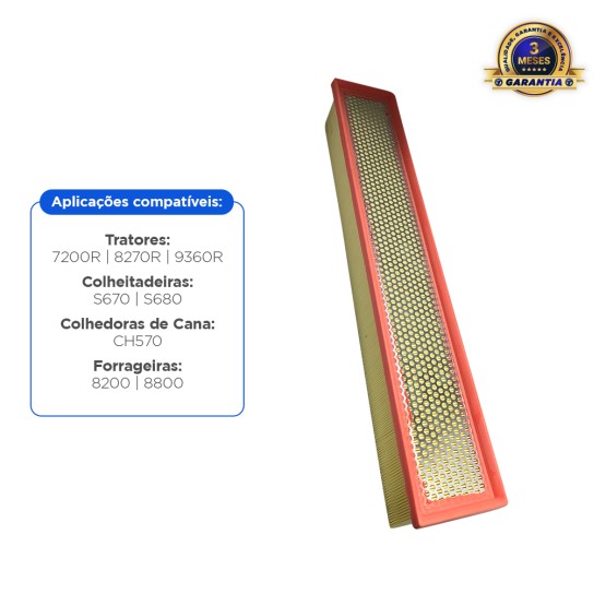 Filtro De Ar Cabine Aplicável Máquinas John Deere - RE284091