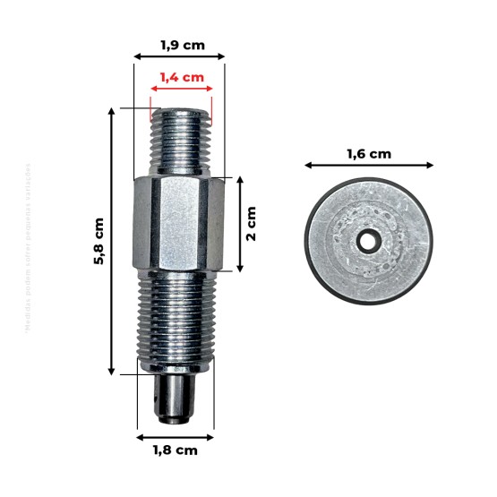 Válvula de Alivio de Pressão Aplicável John Deere - Re515636