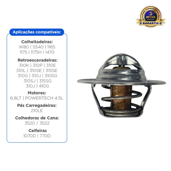 Válvula Termostática Aplicável John Deere - RE522076