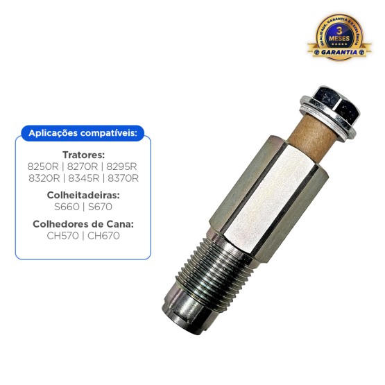 Válvula de Alivio de Pressão Aplicável John Deere - RE524529