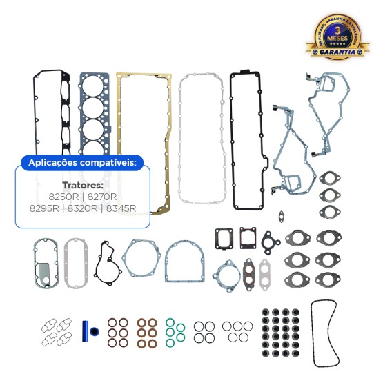 Jogo de Juntas Completo Aplicável Tratores John Deere - RE528400