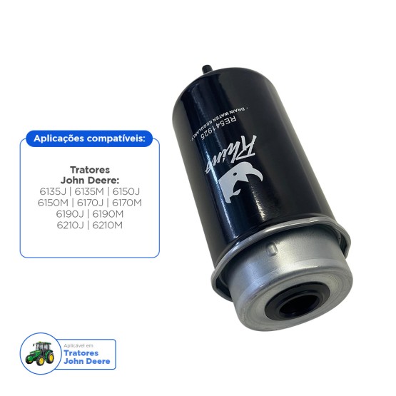 Filtro De Combustível Aplicável Tratores John Deere - RE541925